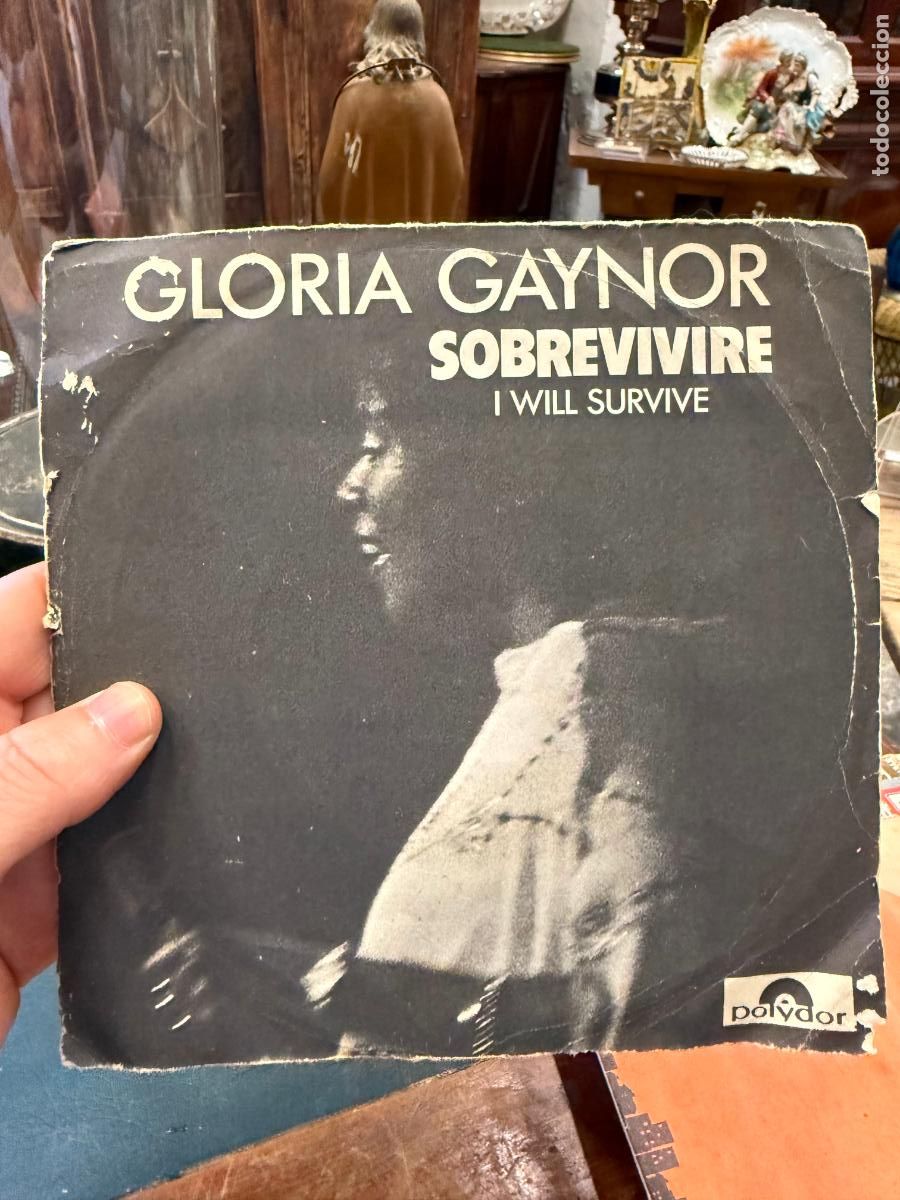 Discos de vinilo: SINGLE GLORIA GAYNOR - SOBREVIVIRE