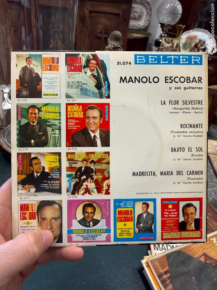 Discos de vinilo: SINGLE MANOLO ESCOBAR Y SUS GUITARRAS - Foto 2