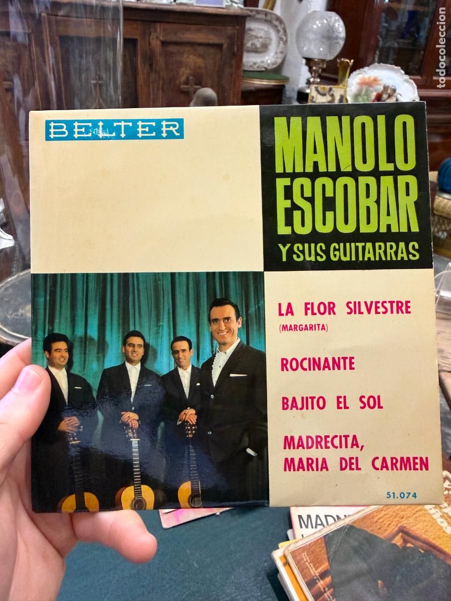 Discos de vinilo: SINGLE MANOLO ESCOBAR Y SUS GUITARRAS - Foto 1