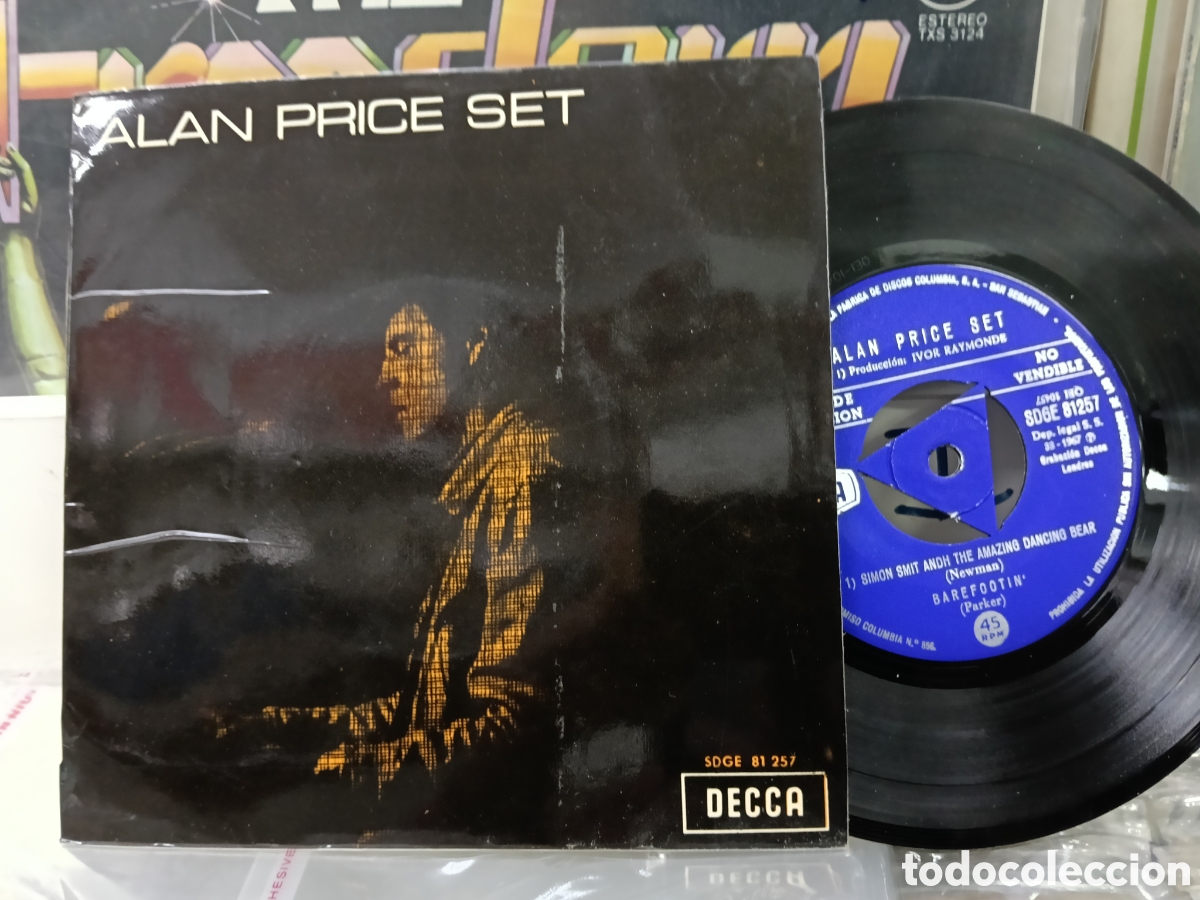 Discos de vinilo: Alan price set ep promocional Simon smit andh the amazing dancing bear + 3 Espa&ntilde;a 1967