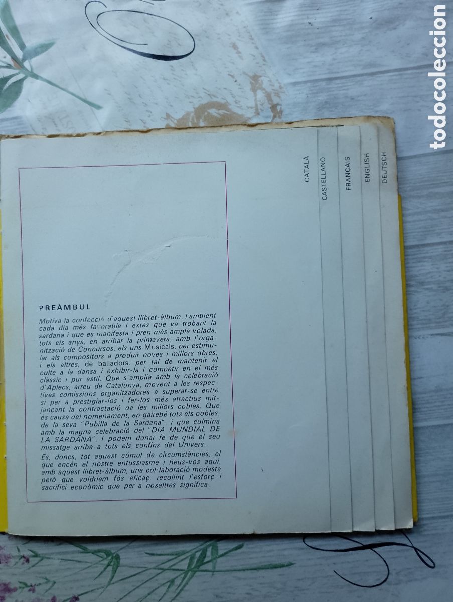 Discos de vinilo: Folklore catal&agrave;. Sardanas. 2 discos single - Foto 4