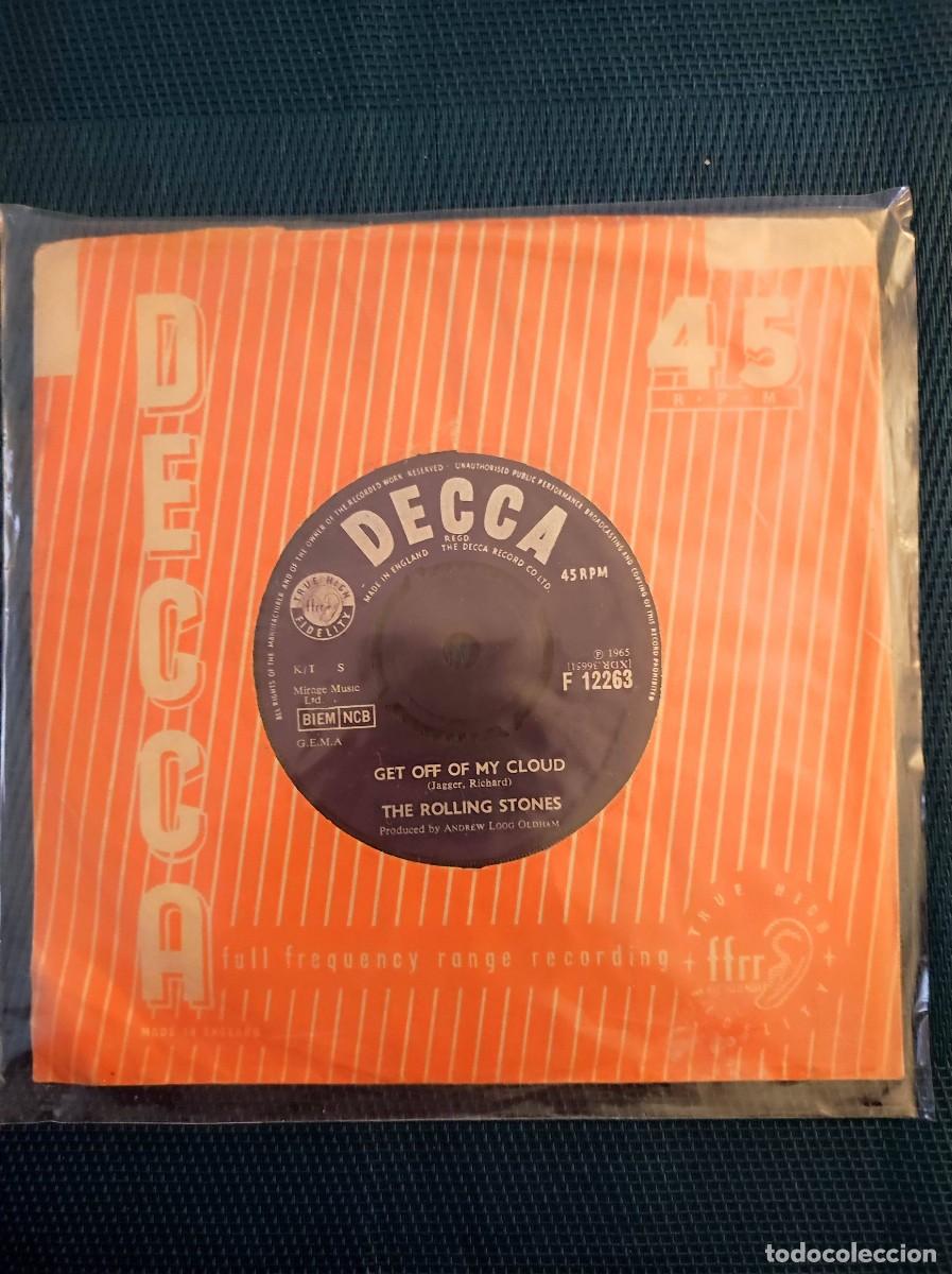 Discos de vinilo: Vinilo Single 7&rdquo; The Rolling Stones &ndash; Get Off Of My Cloud / Edici&oacute;n UK 1965 Decca