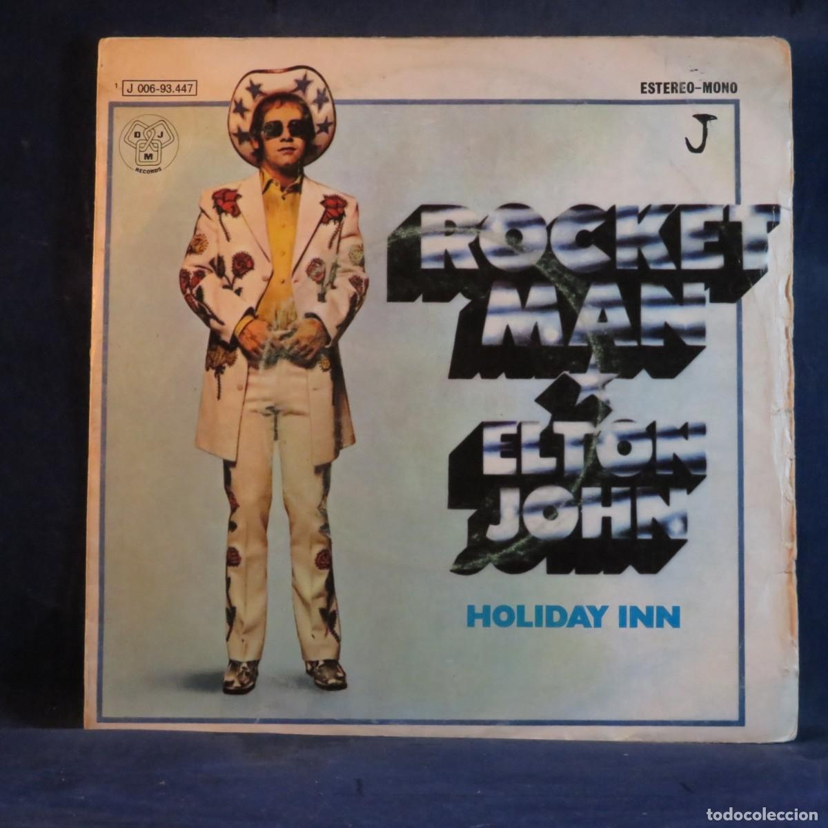 Discos de vinilo: ELTON JOHN - ROCKET MAN - SINGLE