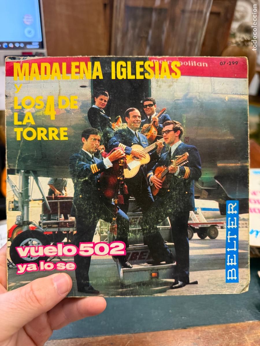 Discos de vinilo: SINGLE MADALENA IGLESIAS Y LOS 4 DE LA TORRE - Foto 2