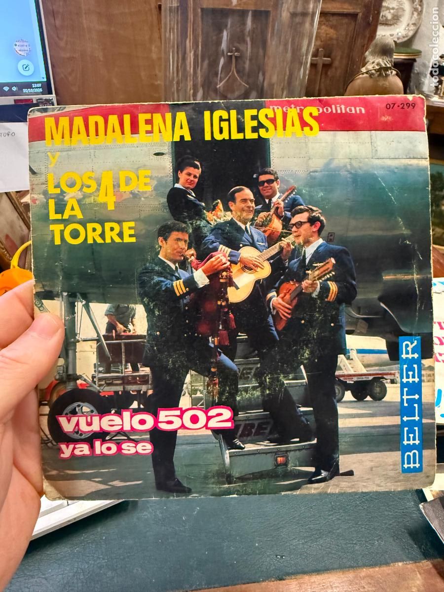 Discos de vinilo: SINGLE MADALENA IGLESIAS Y LOS 4 DE LA TORRE - Foto 1