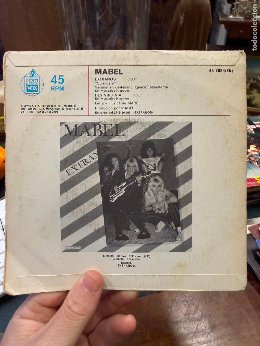 Discos de vinilo: SINGLE MABEL - EXTRA&Ntilde;OS - Foto 2