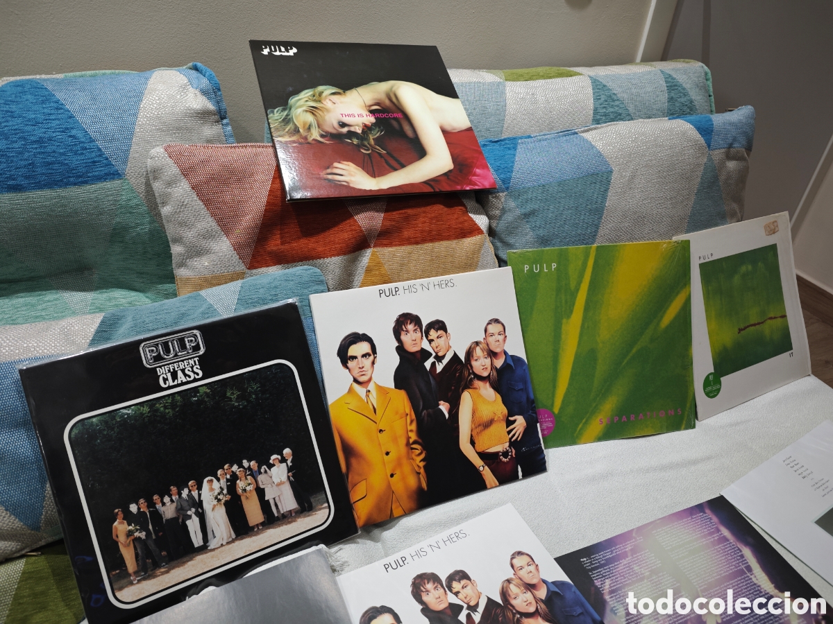 Discos de vinilo: PULP - Lote 5 &Aacute;lbumes Pulp (7 Vinilos) Edici&oacute;n limitada