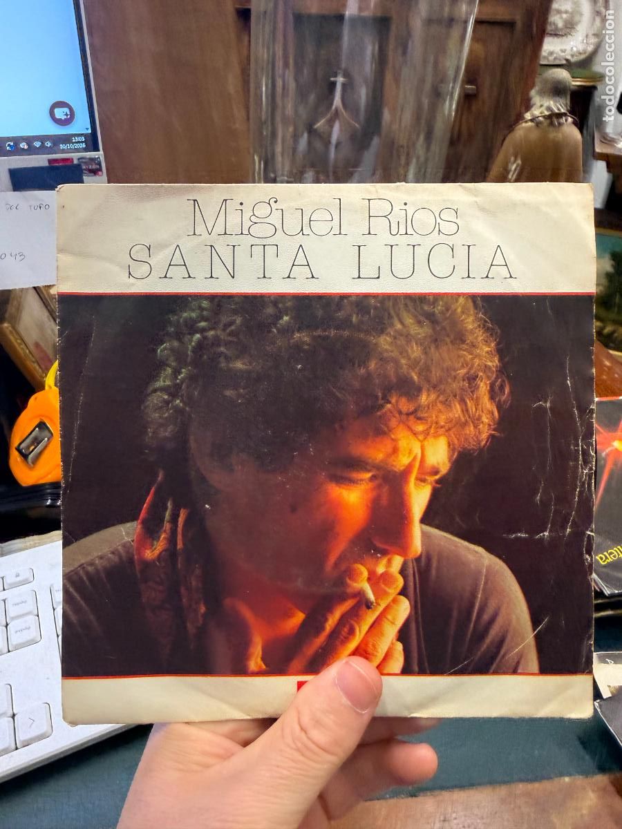 Discos de vinilo: SINGLE MIGUEL RIOS - SANTA LUCIA
