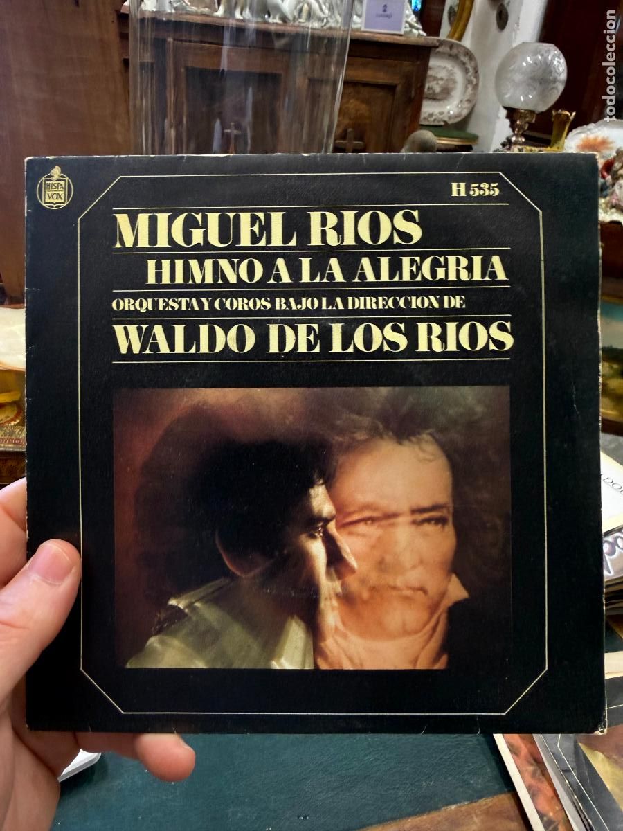 Discos de vinilo: SINGLE MIGUEL RIOS - HIMNO A LA ALEGRIA