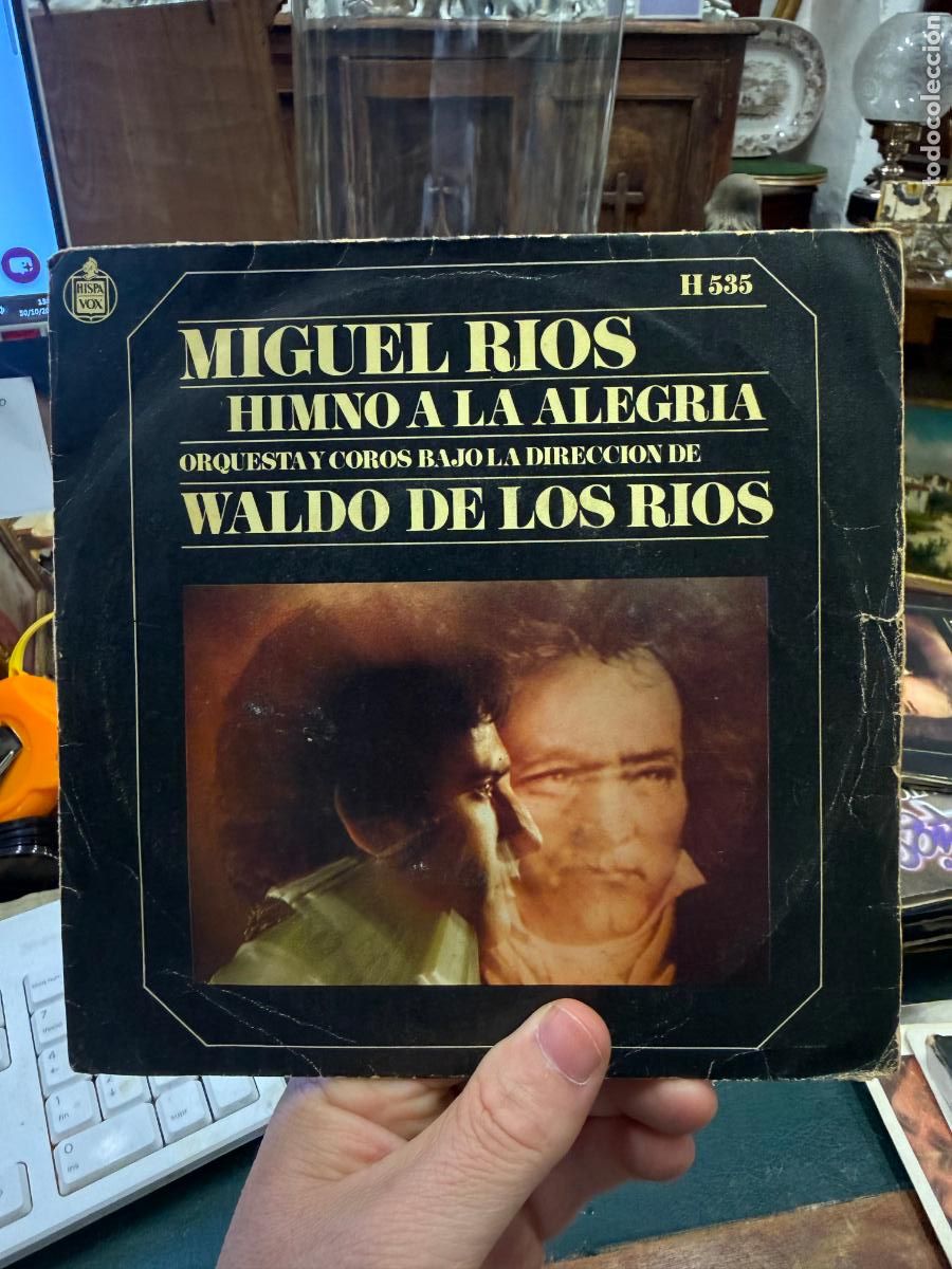 Discos de vinilo: SINGLE MIGUEL RIOS - HIMNO A LA ALEGRIA - Foto 1
