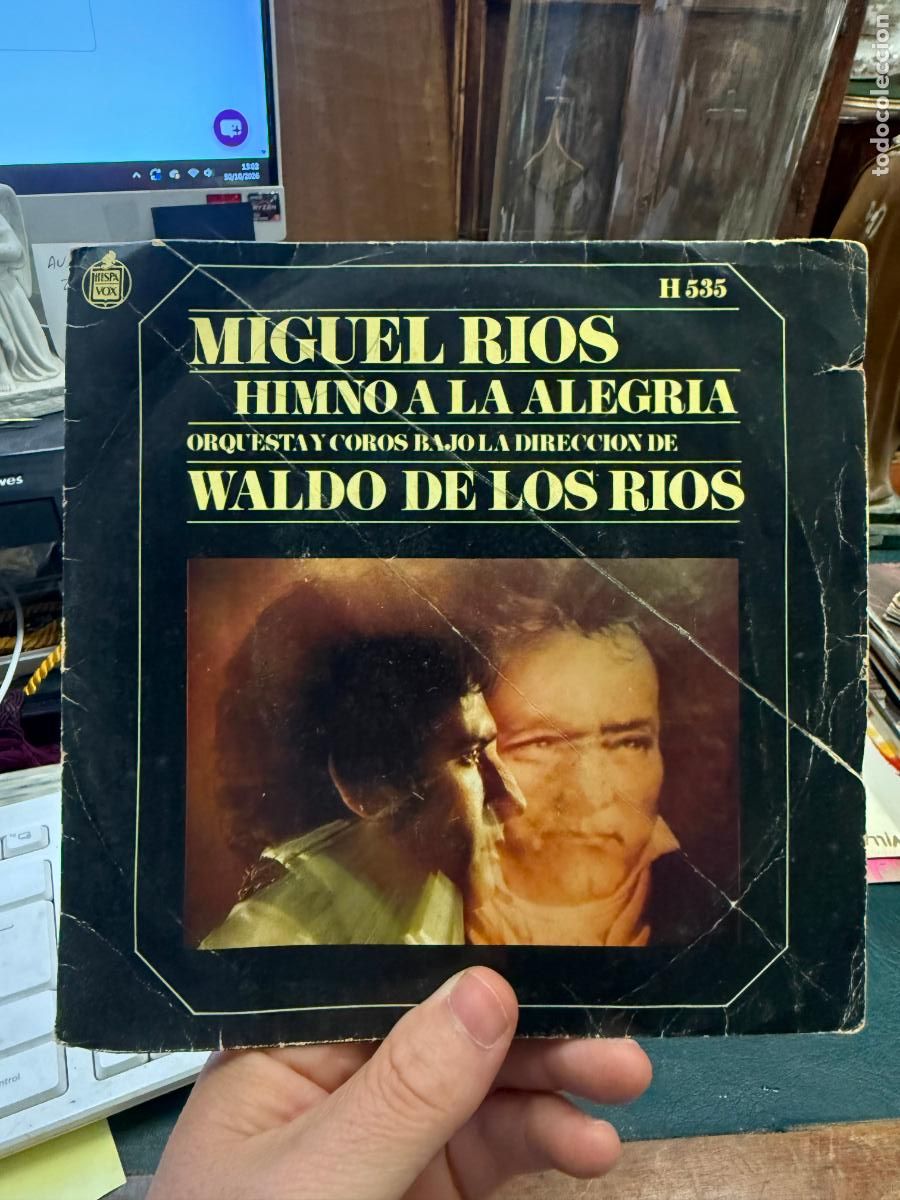 Discos de vinilo: SINGLE MIGUEL RIOS - HIMNO A LA ALEGRIA