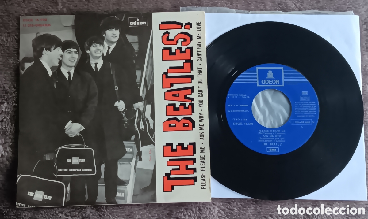 Discos de vinilo: BEATLES SINGLE EP CAMBIO REFERENCIA 1J ESPA&Ntilde;A NUEVO A ESTRENAR COLECCION
