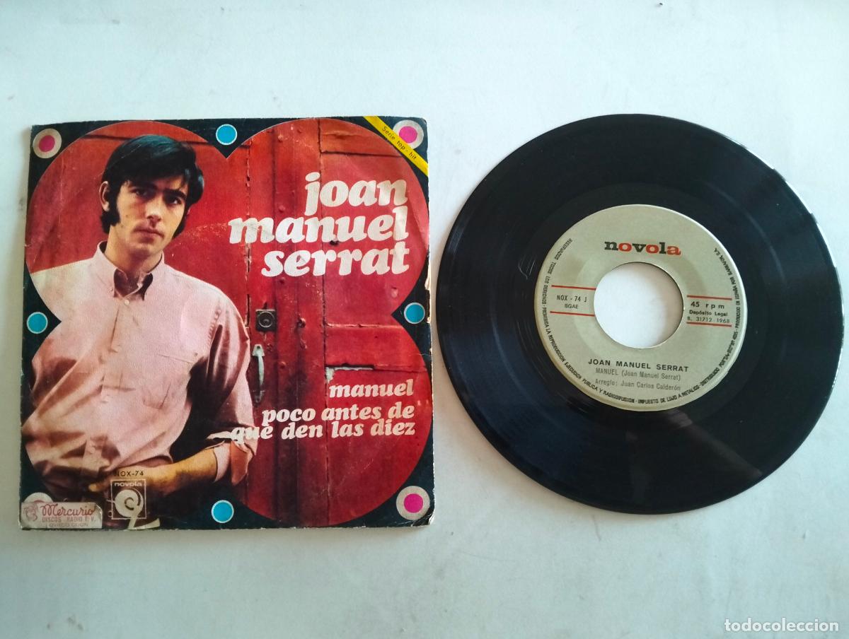 Discos de vinilo: JOAN MANUEL SERRAT, MANUEL, EDITA NOVOLA, A&Ntilde;O 1968