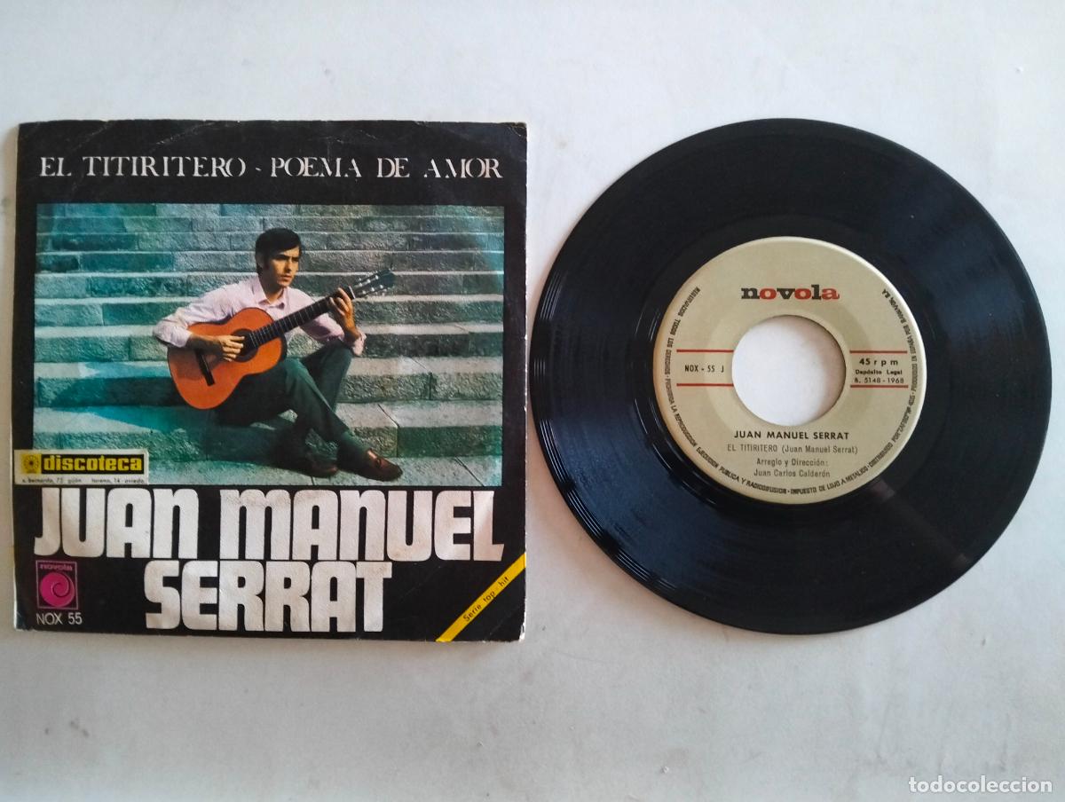 Discos de vinilo: JOAN MANUEL SERRAT, EL TITIRITERO , EDITA NOVOLA, A&Ntilde;O 1968