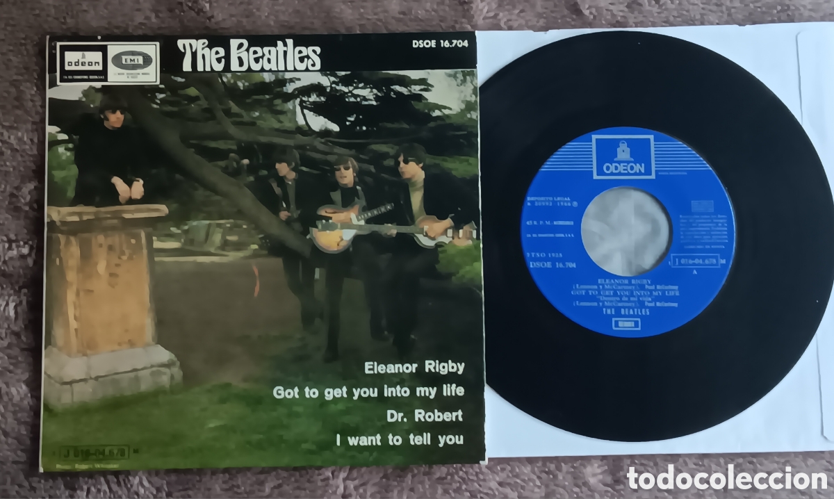 Disques de vinyle: BEATLES SINGLE EP CAMBIO REFERENCIA 1J MUY BUENA CONSERVACION