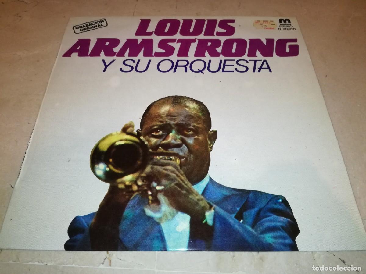 Discos de vinilo: LOUIS ARMSTRONG Y SU ORQUESTA-GRABACION ORIGINAL-EN MUY BUEN ESTADO
