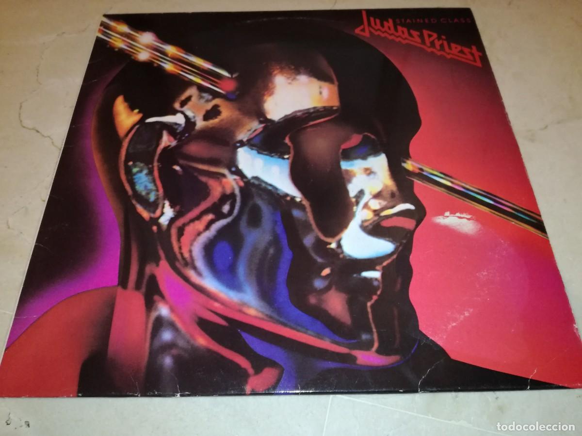 Discos de vinilo: JUDAS PRIEST-STAINED CLASS-EDICI&Oacute;N ESPA&Ntilde;OLA-VINILO EN BUEN ESTADO