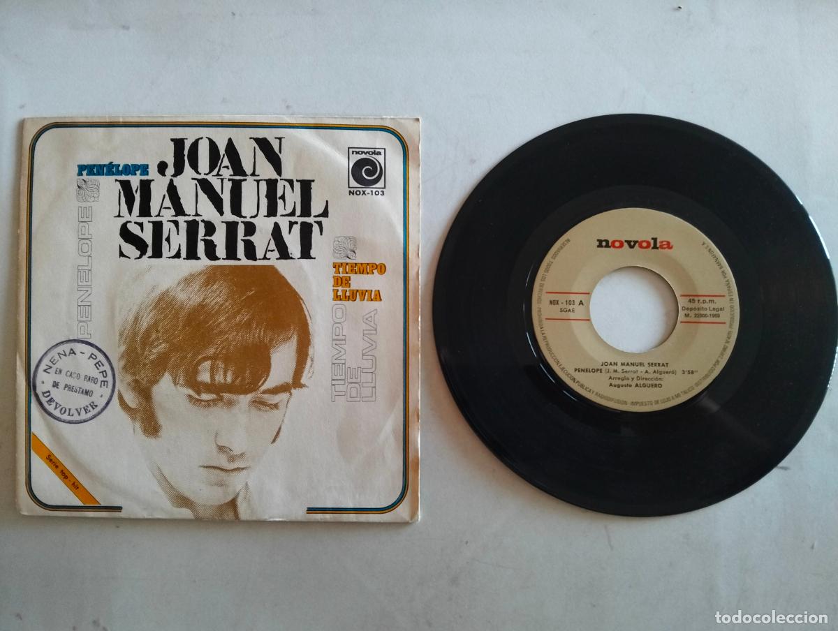 Discos de vinilo: JOAN MANUEL SERRAT, PENELOPE, EDITA NOVOLA, A&Ntilde;O 1969