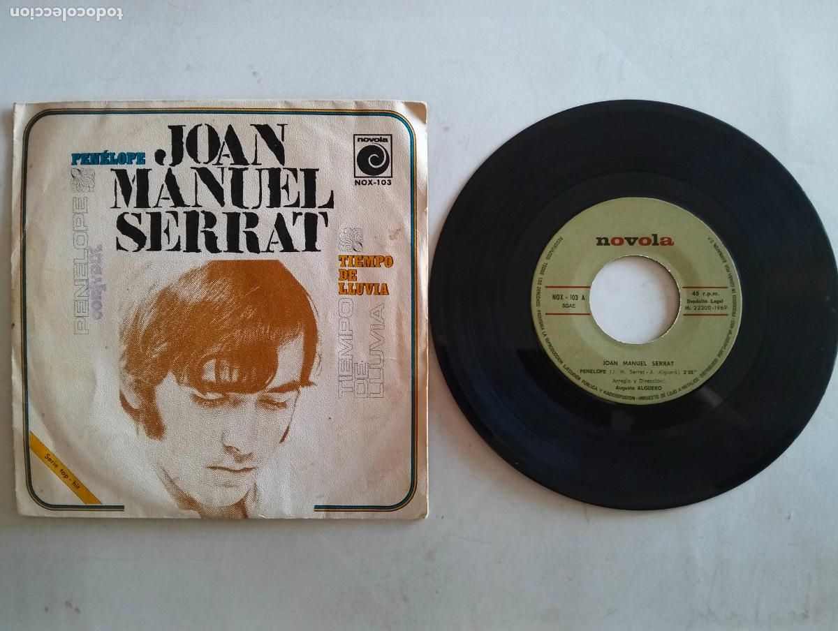 Discos de vinilo: JOAN MANUEL SERRAT, PENELOPE, EDITA NOVOLA, A&Ntilde;O 1969