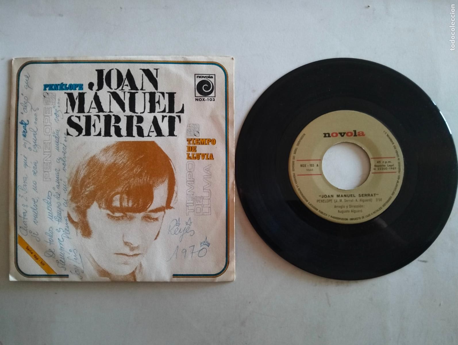 Discos de vinilo: JOAN MANUEL SERRAT, PENELOPE, EDITA NOVOLA, A&Ntilde;O 1969