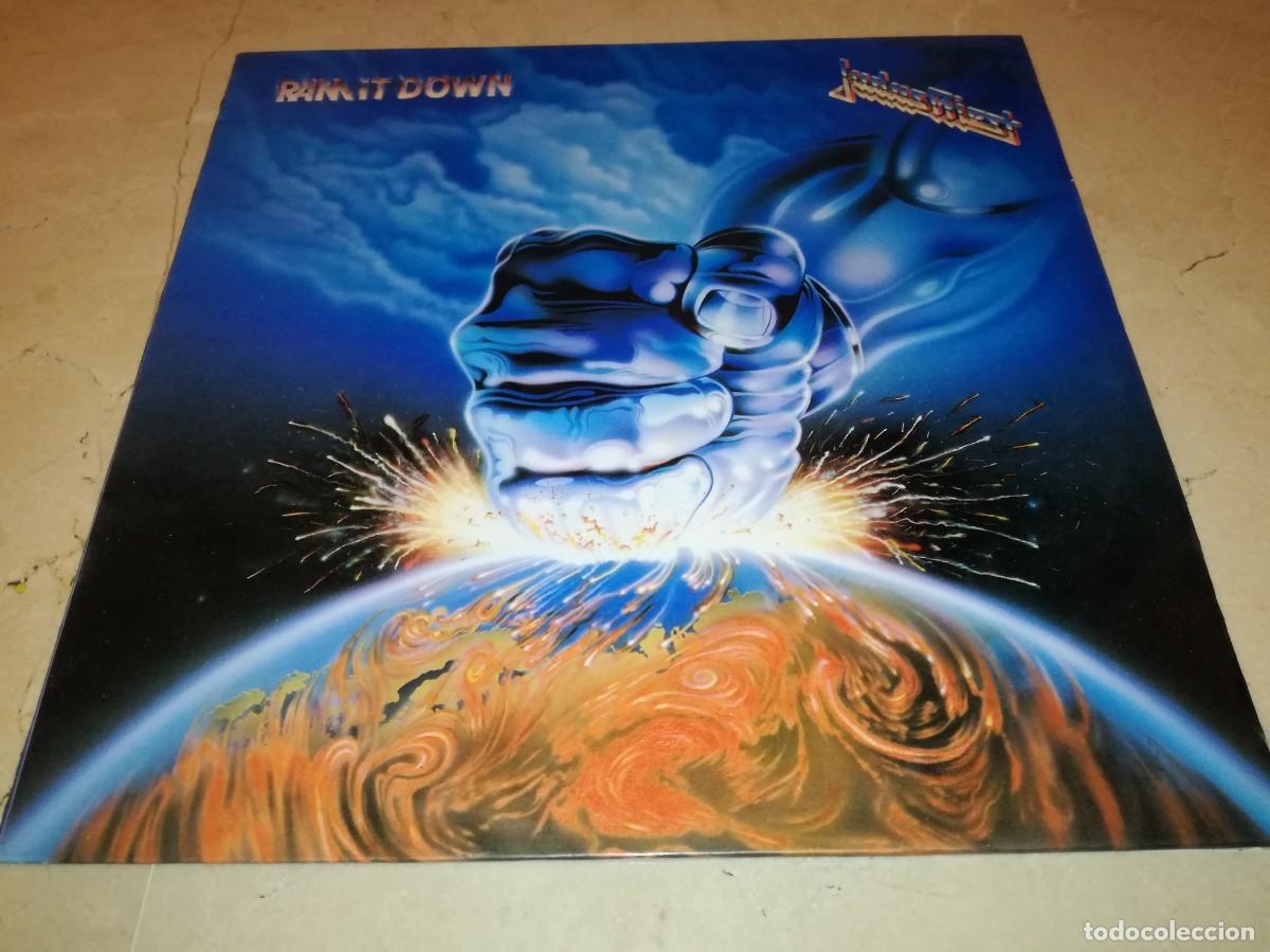 Discos de vinilo: JUDAS PRIEST-RAM IT DOWN-EDICI&Oacute;N ESPA&Ntilde;OLA-VINILO EN MUY BUEN ESTADO