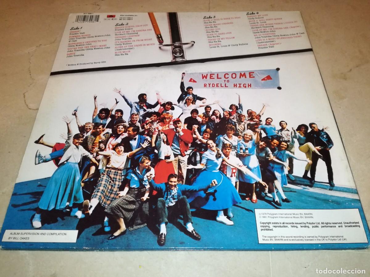 Discos de vinilo: BSO DE LA PELICULA GREASE-DOBLE LP-POLYDOR - Foto 2