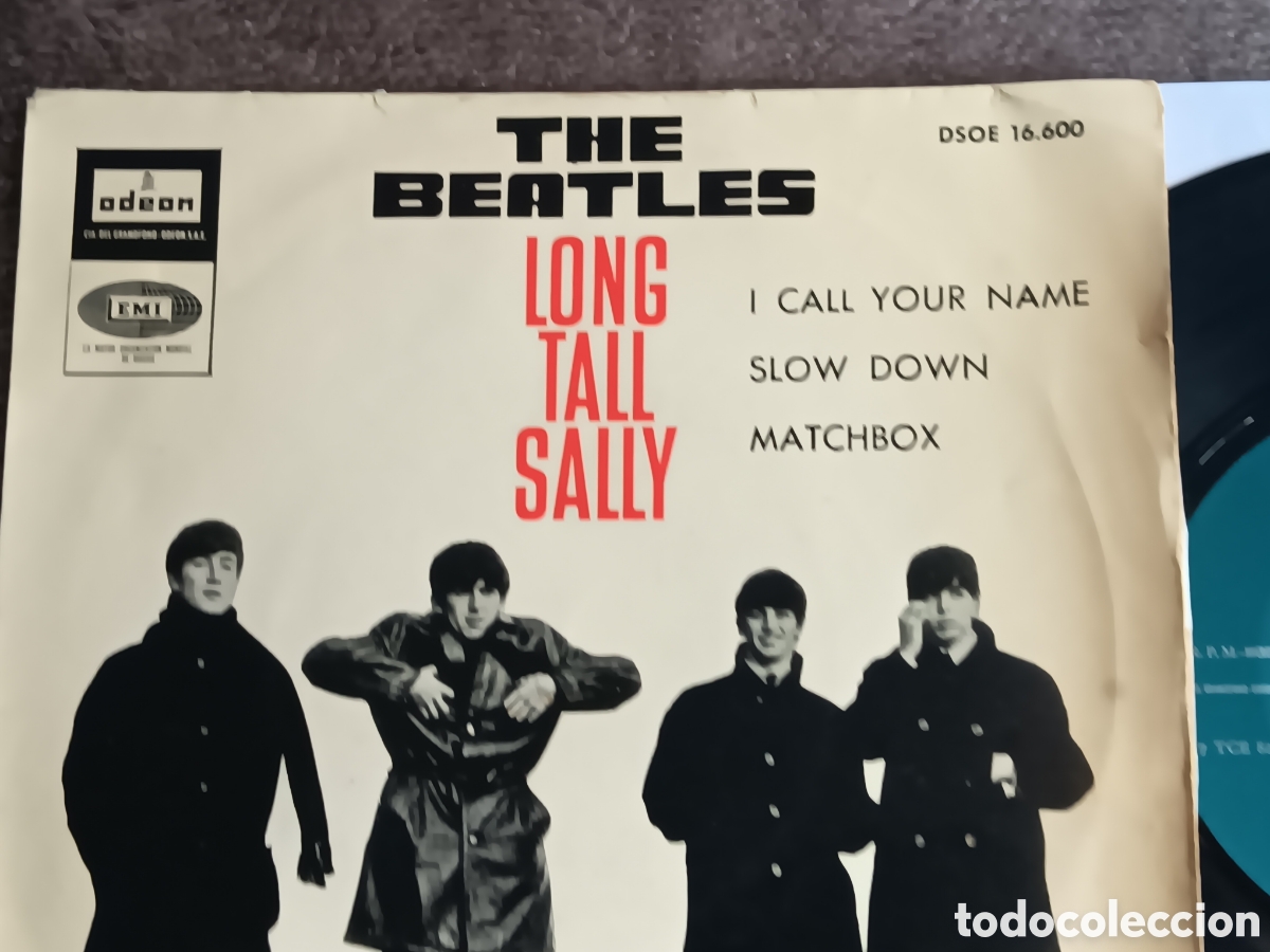 Discos de vinilo: BEATLES SINGLE EP EMI ODEON ESPA&Ntilde;A LABEL VERDE RARO - Foto 3