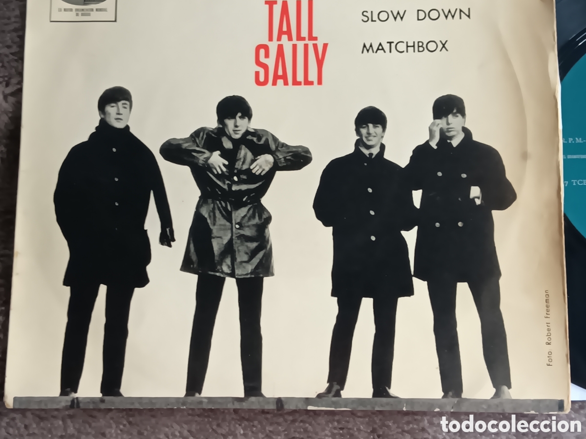 Discos de vinilo: BEATLES SINGLE EP EMI ODEON ESPA&Ntilde;A LABEL VERDE RARO - Foto 4