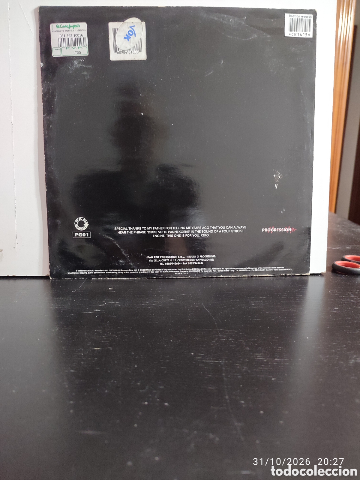 Discos de vinilo: Disco de vinilock 1415 - Foto 2