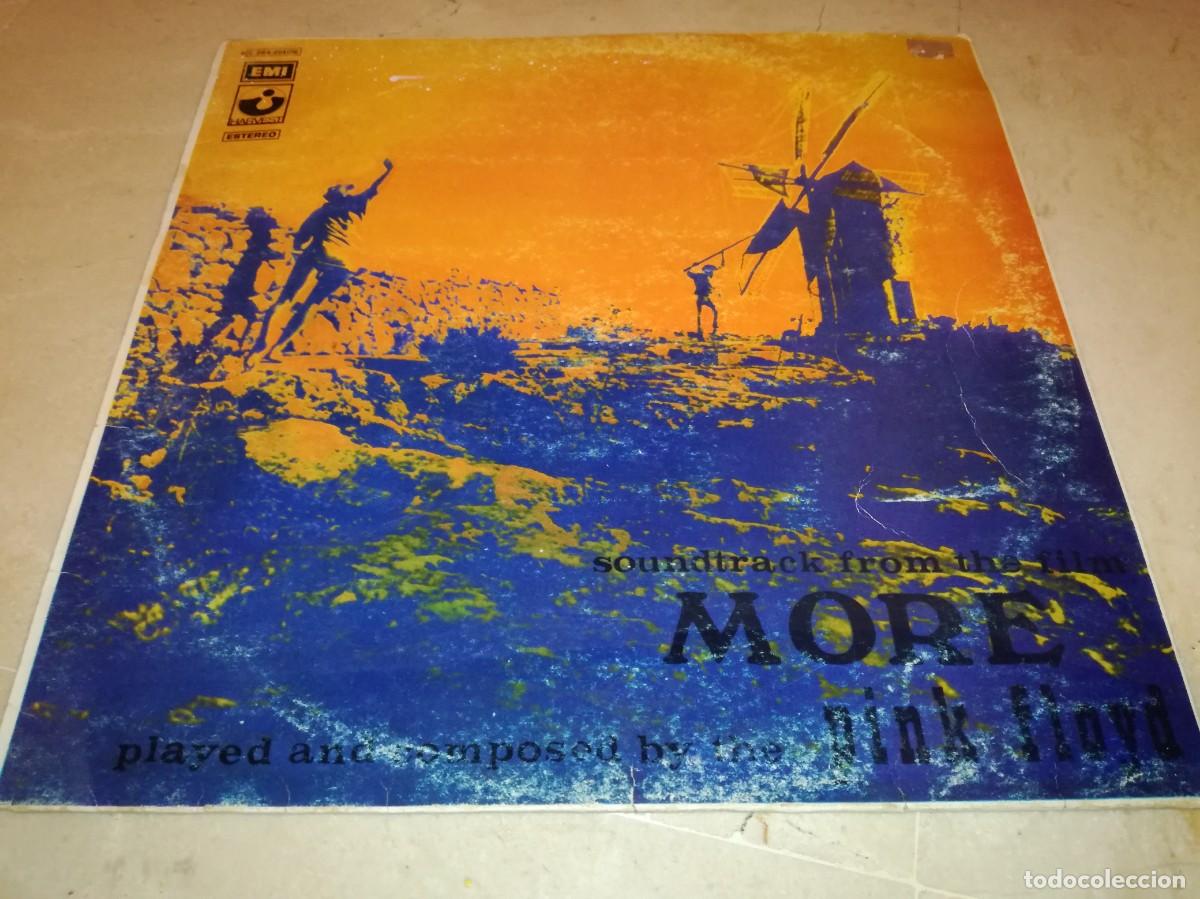 Discos de vinilo: PINK FLOYD-SOUNDTRACK FILM MORE-EDICI&Oacute;N ORIGINAL ESPA&Ntilde;OLA-VINILO EN BUEN ESTADO