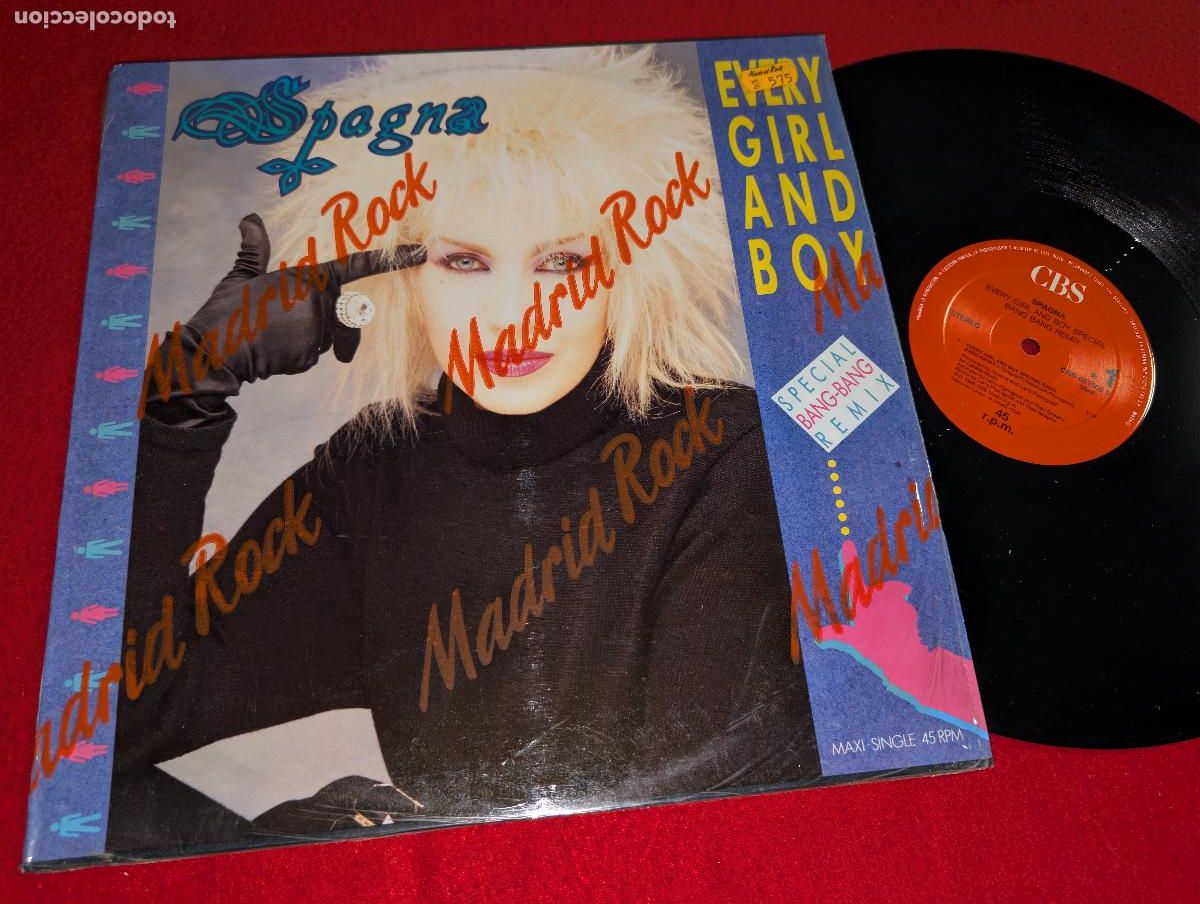 Discos de vinilo: SPAGNA Every girl and Boy special band bang remix +2 12'' MX 1988 CBS ESPA&Ntilde;A SPAIN