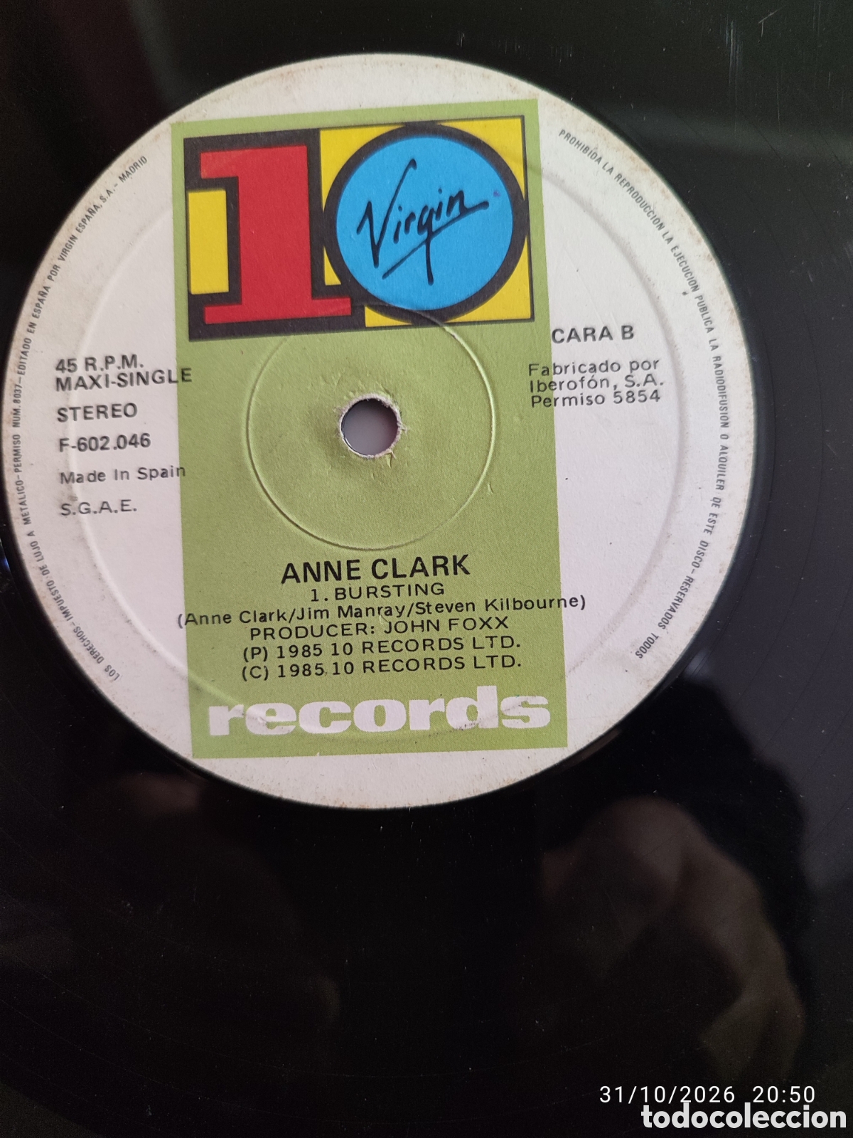 Discos de vinilo: Disco de vinilock 1429 - Foto 2