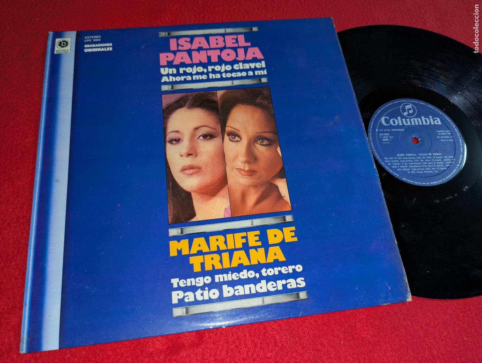 Discos de vinilo: ISABEL PANTOJA / MARIFE DE TRIANA LP 1981 Columbia