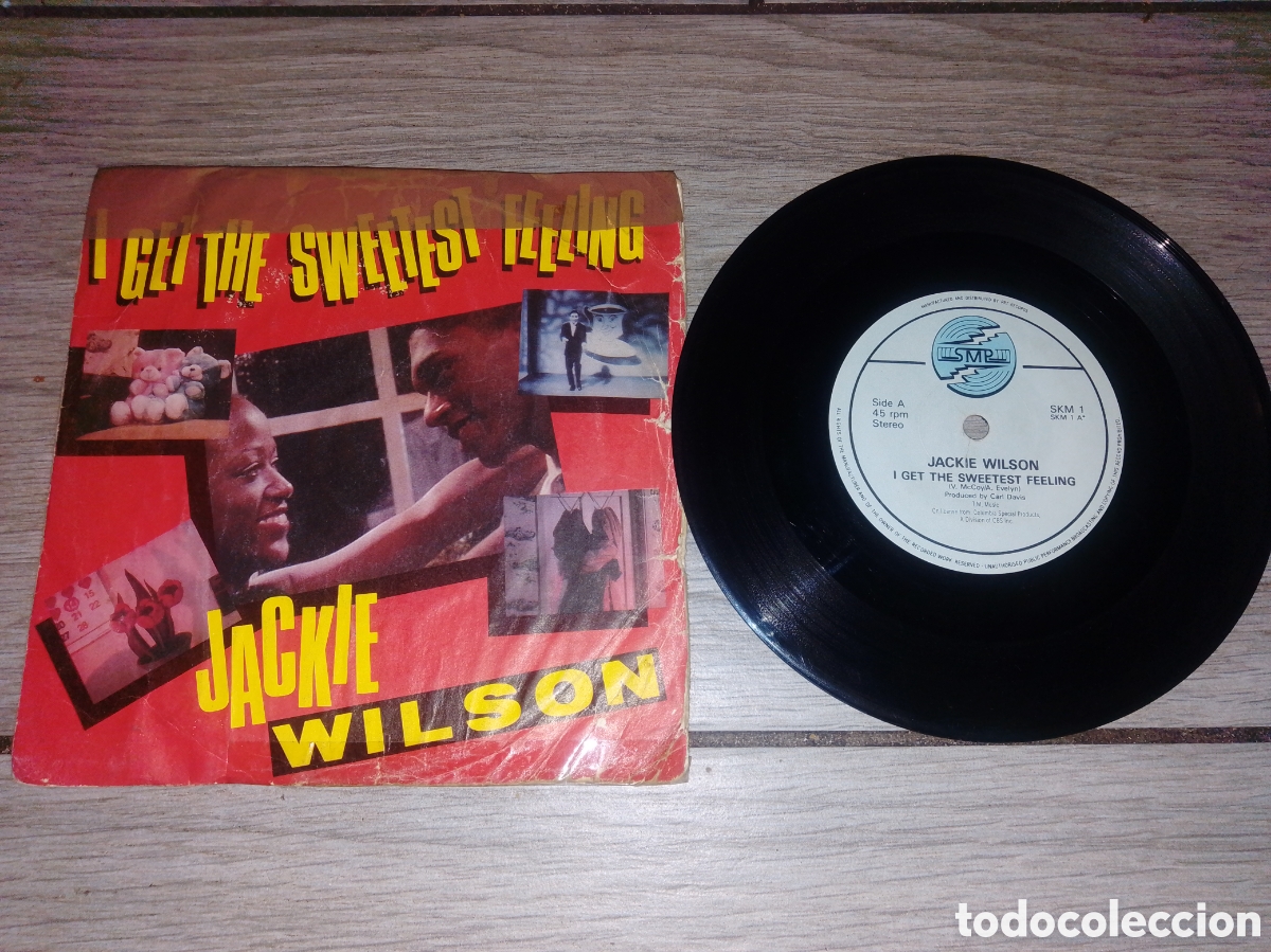 Discos de vinilo: JACKIE WILSON - I GET THE SWEETEST FEELING - SINGLE - UK - CC -