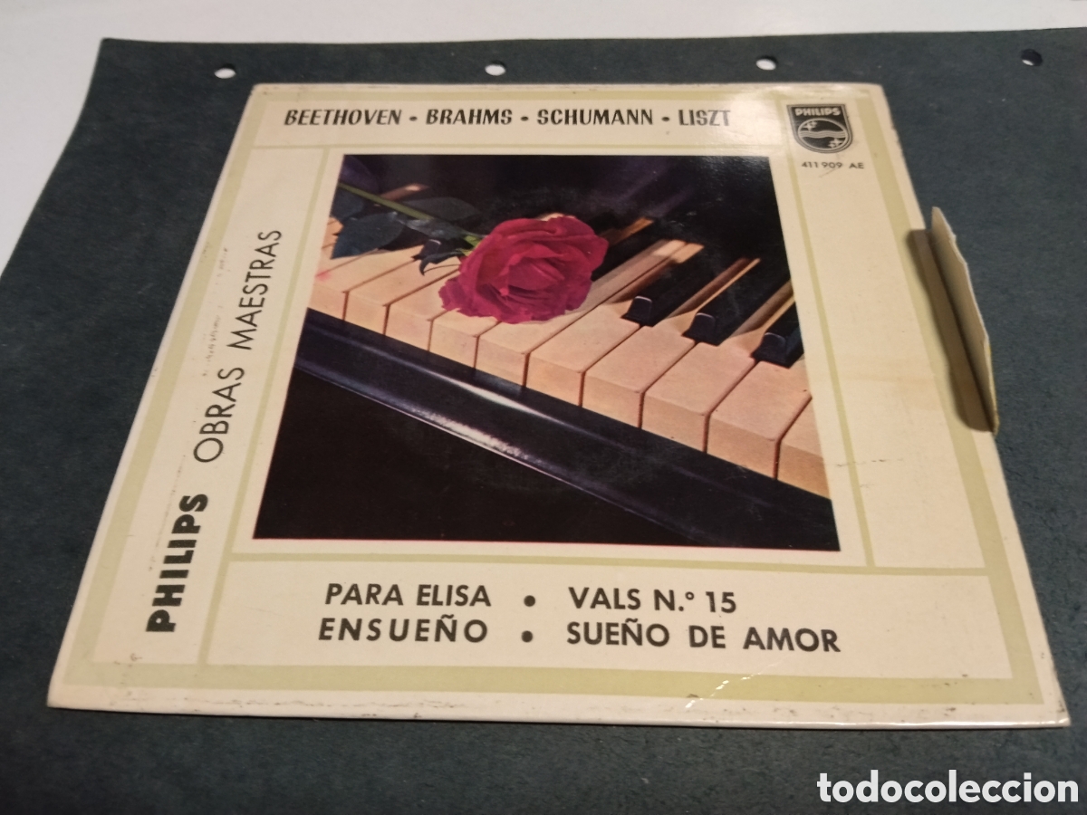 Discos de vinilo: Vinilo obras Maestras Beethoven,brahms,schumann,liszt