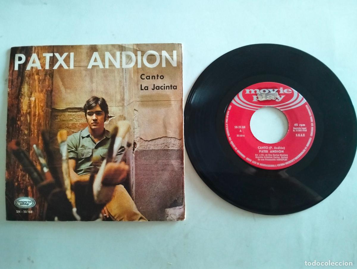 Discos de vinilo: PATXI ANDION, CANTO, EDITA MOVIE PLAY, A&Ntilde;O 1968