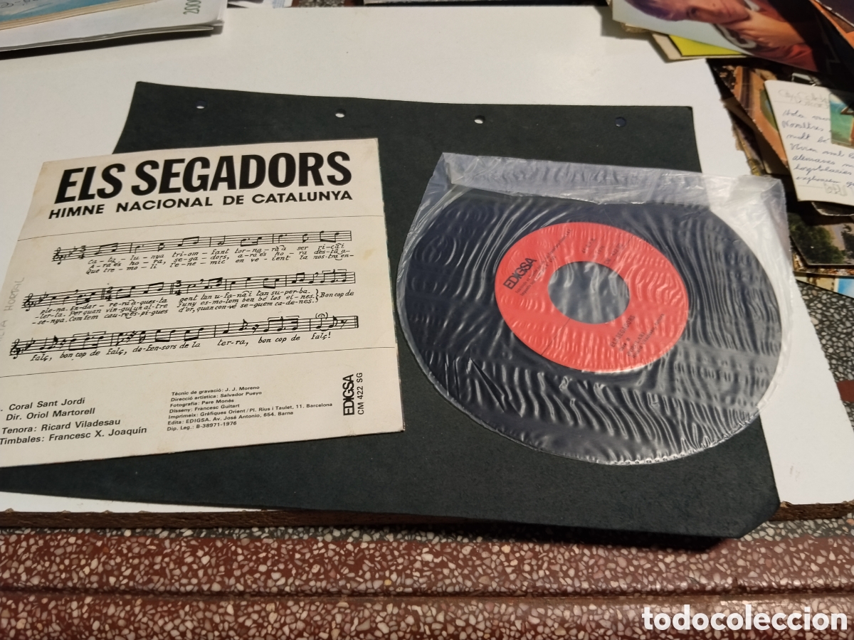 Discos de vinilo: Vinilo els segadors himne nacional de Catalunya