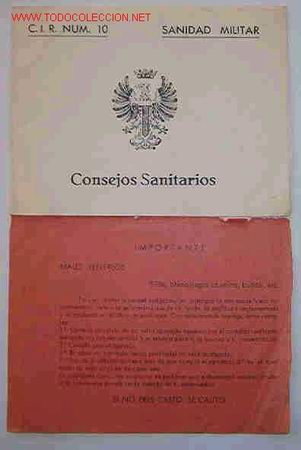 Documentos antigos: Folleto CIR n&ordm;10 sobre males venereos