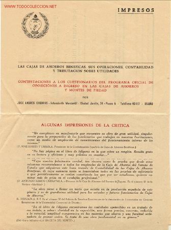 Documentos antiguos: Impreso para pedir libros de oposiciones a cajas de ahorros - Foto 1