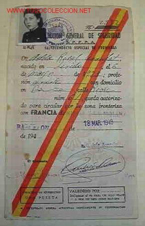 Old Documents: Salvoconducto del a&ntilde;o 1949