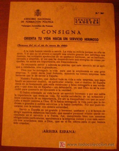 Documentos antiguos: Documento legi&oacute;n de cadetes, orienta tu vida hacia un servicio hermoso. tama&ntilde;o cuartilla
