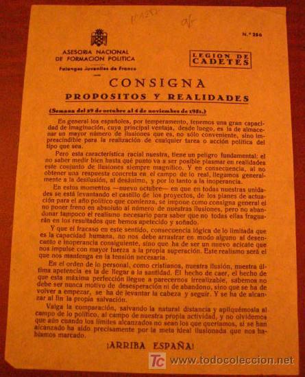 Documentos antiguos: Legi&oacute;n de flechas, consigna, propositos y realidades - Foto 1