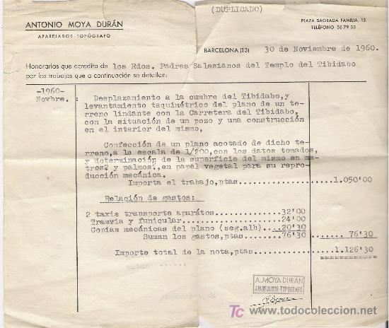 Documentos antiguos: SELESIANOS DEL TEMPLO DEL TIBIDABO - Foto 1
