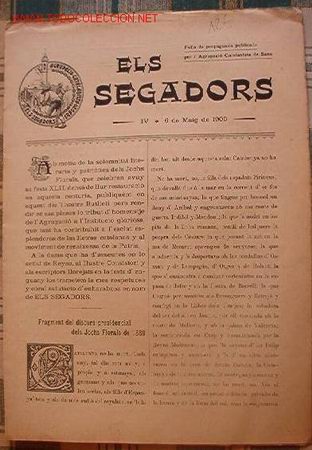 Old Documents: Hoja de propaganda Els Segadors