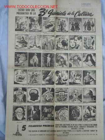 Documentos antiguos: QUINIELA DE LA CULTURA - Foto 1