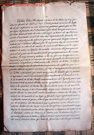 Old Documents: Real orden de fecha de 30 de noviembre de 1867, amonestando a los Jefes y Oficiales de Artiller&iacute;a...