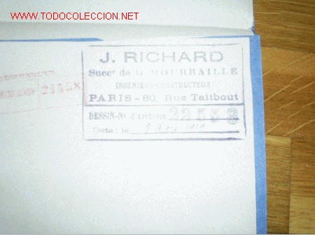 Documentos antiguos: Planos de un proyecto. Pe&ntilde;arroya ( C&oacute;rdoba)- Minas- 1919 - Foto 8