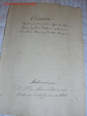 Documentos antiguos: MASIAS DE S. HIPOLIT DE VOLTREGA (BARCELONA) - Foto 1