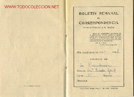 Documentos antiguos: BOLETIN SEMANAL DE CORRESPONDENCIA 1947-48 - Foto 2