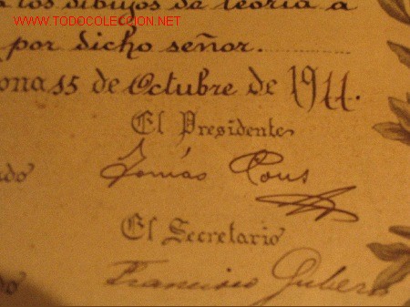 Documentos antiguos: DIPLOMA PROGRESO INDUSTRIAL BARCELONA  1911. - Foto 2